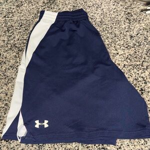 Under Armour Kids' Blue and White Sports Shorts